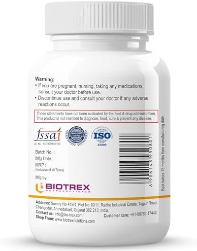 Biotrex Taurine 500mg Capsules 60 – Amino Acid