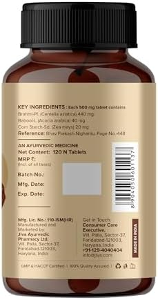 Jiva Brahmi 500mg Tablets 120 – Bacopa monnieri