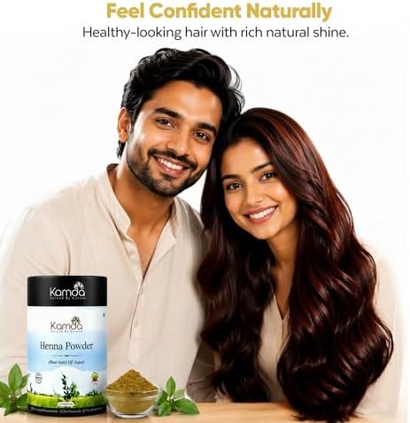Kamda Natural Henna Powder 300g – Lawsonia inermis