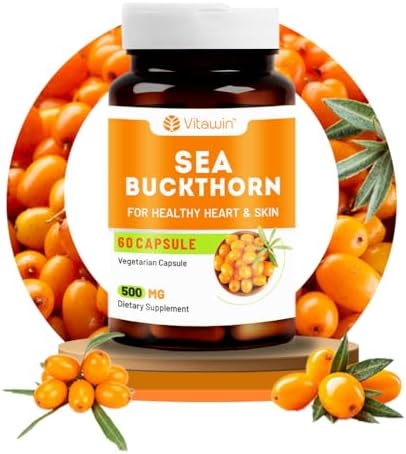 Sea Buckthorn 500mg Capsules – Hippophae rhamnoides
