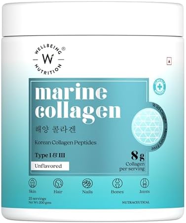Wellbeing Nutrition Pure Korean Marine Collagen Powder – Ayurvedic Herb