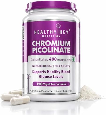 HealthyHey Chromium Picolinate Capsules 120 – Chromium picolinate