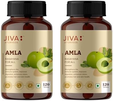 Jiva Amla 500mg Tablets 240 – Emblica officinalis