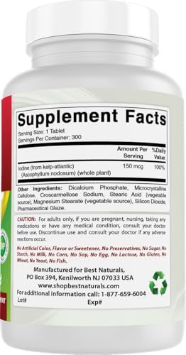 Best Naturals Kelp Tablets – Ayurvedic Herb