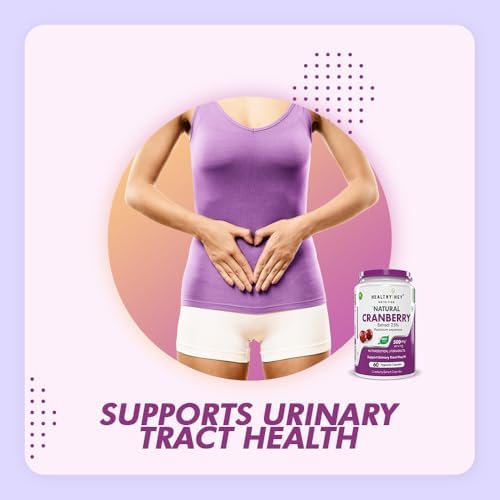 HealthyHey Cranberry Extract Capsules 60 – Vaccinium macrocarpon