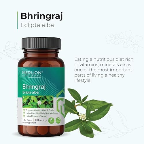 Merlion Naturals Bhringraj Tablets – Eclipta alba