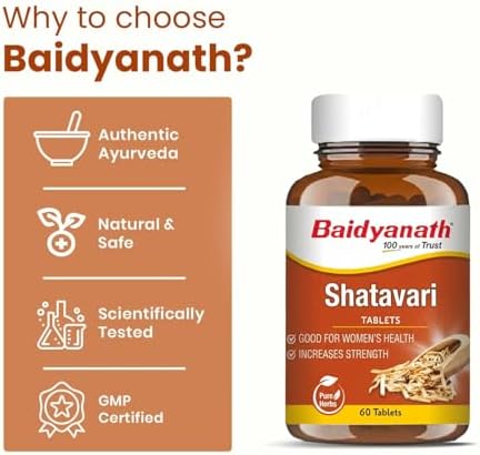 Baidyanath Shatavari Tablets – Asparagus racemosus