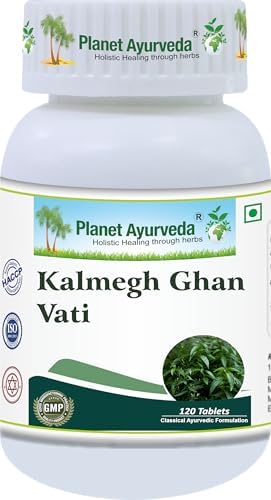 Planet Ayurveda Kalmegh Ghan Vati Tablets 120 – Andrographis paniculata