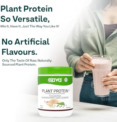 OZiva Plant Protein for Everyday Fitness Capsules 30g – Ayurvedic Herb