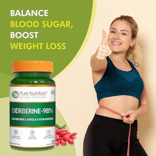 Pure Nutrition Berberine 98% with Jamun & Gymnema Tablets – Syzygium cumini