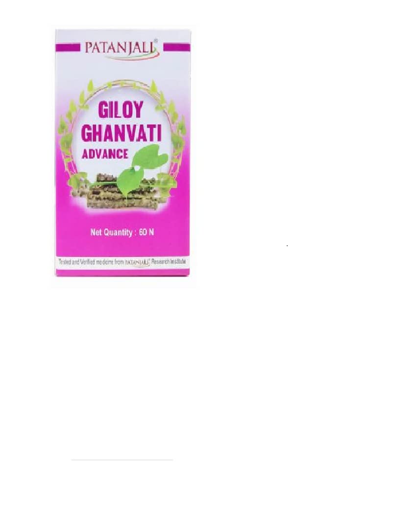 Patanjali Giloy Ghanvati Advance Tablets 60 – Tinospora cordifolia