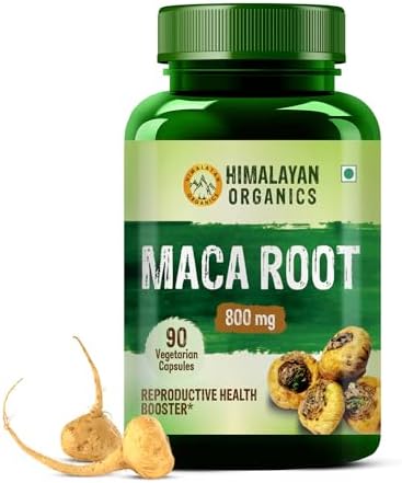 Himalayan Organics Maca Root Extract 90 Veg 800mg Capsules 90 – Lepidium meyenii
