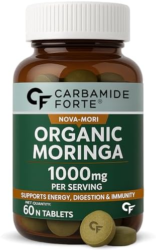 Carbamide Forte Organic Moringa 1000mg Tablets – Moringa oleifera