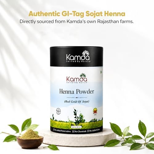 Kamda Natural Henna Powder 300g – Lawsonia inermis