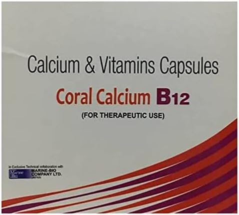 Coral Calcium + Vitamin B12 Capsules 15 – Vitamin Supplement