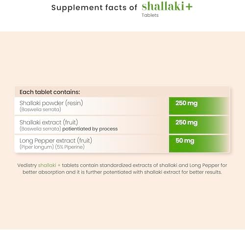 Vedistry Boswellia Tablets – Boswellia serrata