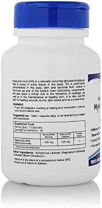 Healthvit Double Strength Hyaluronic Acid 100mg Capsules 60 – Ayurvedic Herb