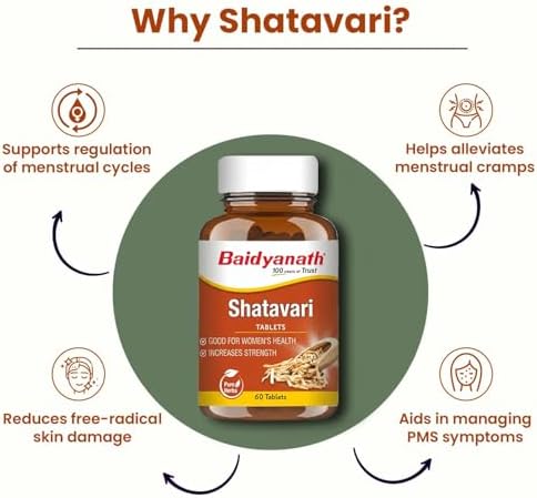 Baidyanath Shatavari Tablets – Asparagus racemosus