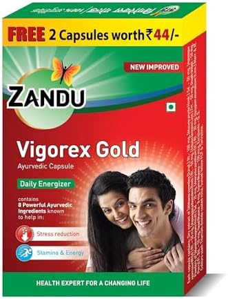 Zandu Vigorex Gold Capsules 20 – Ayurvedic Herb