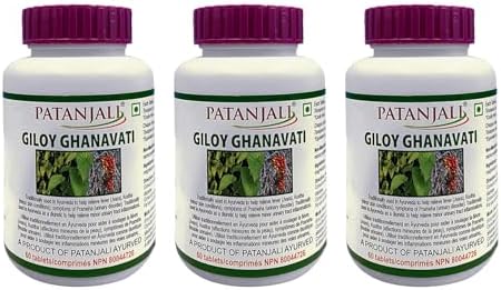 Patanjali Giloy Ghanvati Tablets – Tinospora cordifolia