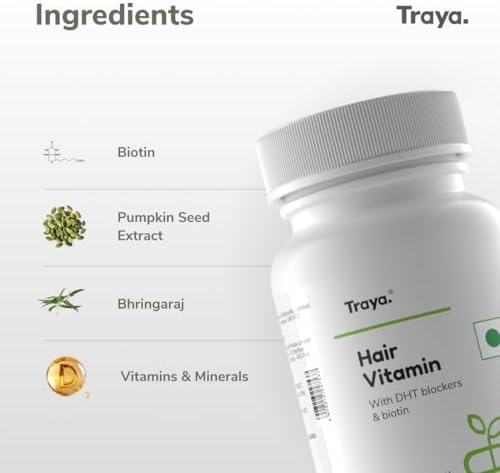 Traya Hair Vitamins with Biotin Capsules – Vitamin Supplement