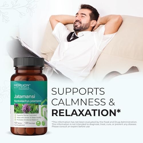 Merlion Naturals Jatamansi Tablets 120 – Nardostachys jatamansi