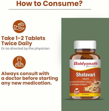 Baidyanath Shatavari Tablets – Asparagus racemosus