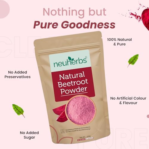 Neuherbs 100% Pure Beetroot Powder 100g – Beta vulgaris