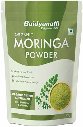 Baidyanath Organic Moringa Powder 200g – Moringa oleifera