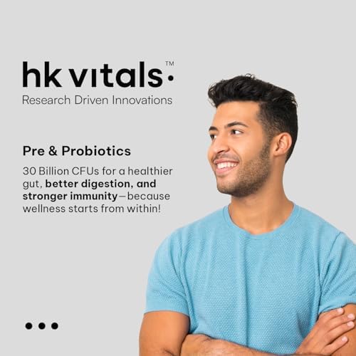 HK Vitals Pre and Probiotics CFU — 30Billion Capsules 60 – Ayurvedic Herb
