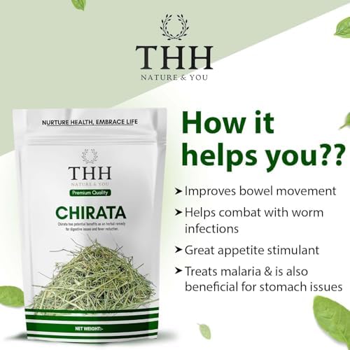 THH Chirayata Whole Herb Capsules 400g – Swertia chirata