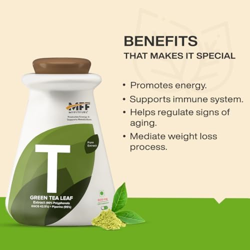 MyFitFuel Green Tea Extract with Piperine Capsules – Camellia sinensis