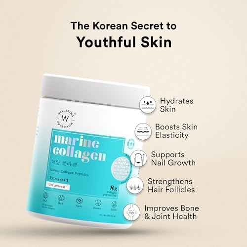 Wellbeing Nutrition Pure Korean Marine Collagen Powder 200g – Ayurvedic Herb