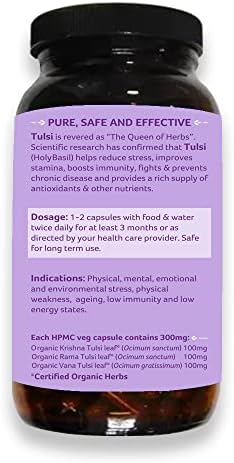 Organic India Tulsi Capsules 250 – Ocimum sanctum