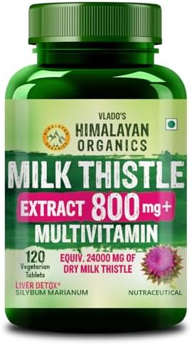 Himalayan Organics Milk Thistle Extract 60 Veg Capsules 60 – Silybum marianum