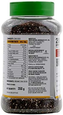 24 Mantra Organic Chia Seeds Capsules 350g – Salvia hispanica