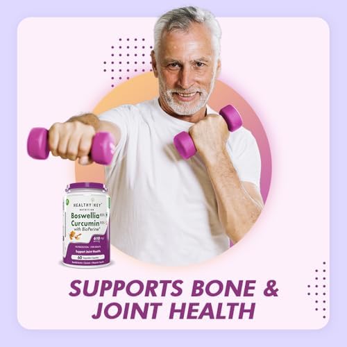 HealthyHey Boswellia & Curcumin Capsules 60 – Curcuma longa