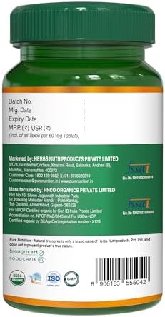 Pure Nutrition Moringa 1200mg Tablets 60 – Moringa oleifera