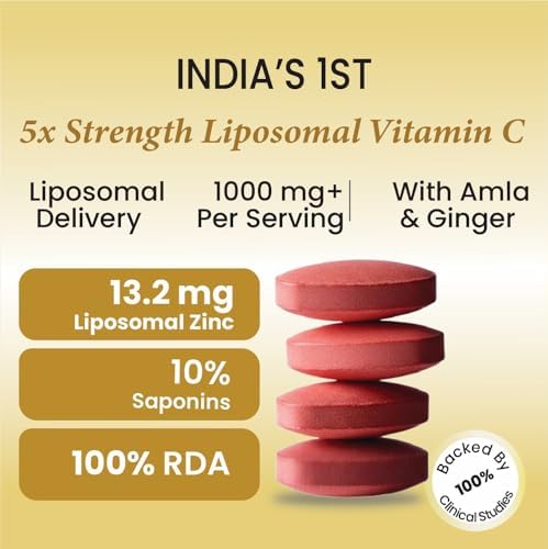 Himalayan Organics Liposomal Vitamin C Capsules – Vitamin Supplement