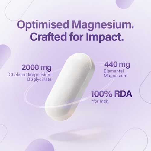 Revital Magnesium Bisglycinate 440mg Tablets 60 – Vegetarian Mineral