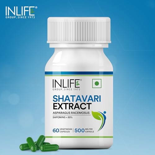 InLife Shatavari Extract 500mg Capsules 60 – Asparagus Racemosus