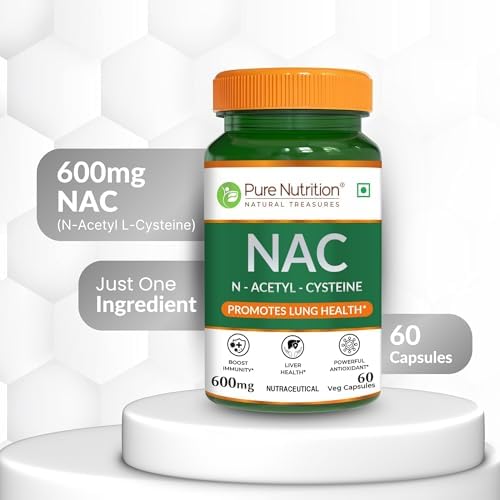 Pure Nutrition NAC 600mg Capsules 60 – Ayurvedic Herb