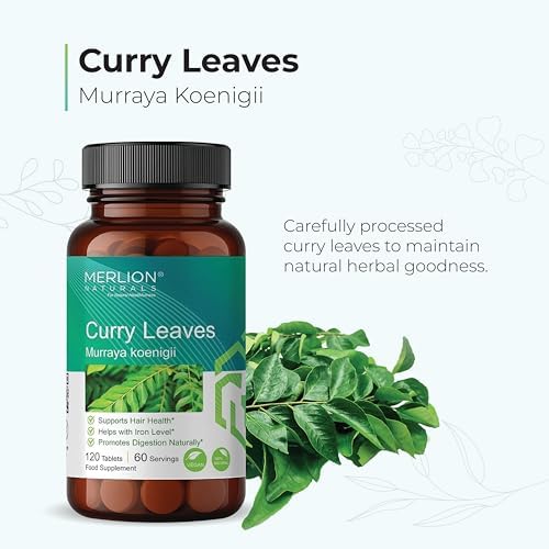 Merlion Naturals Curry Leaves Tablets 120 – Murraya koenigii