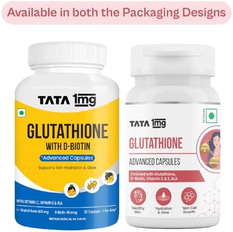 Tata 1mg Glutathione Advanced with Vitamin C, E & Biotin Tablets 30 – Vitamin Supplement
