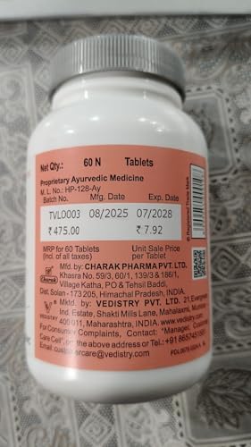 Vedistry Liver Care Tablets 60 – Ayurvedic Herb