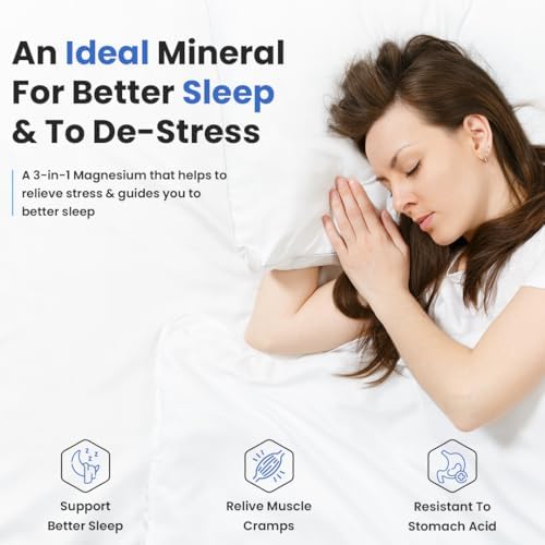 Naturyz Triple 3-in-1 Magnesium Complex + Zinc 1736mg Tablets – Vegetarian Mineral