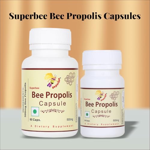 Superbee Propolis 500mg Capsules 30 – Ayurvedic Herb