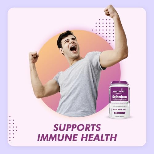 HealthyHey Selenium 40mcg Capsules 60 – Vegetarian Mineral