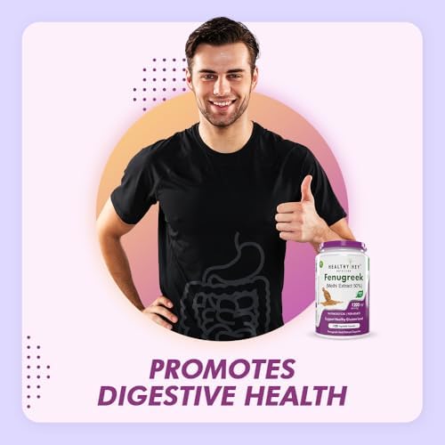 HealthyHey Nutrition Fenugreek Seed Extract Capsules 120 – Trigonella foenum