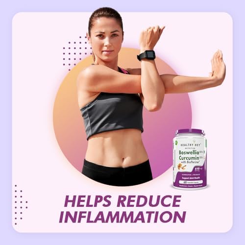 HealthyHey Boswellia & Curcumin Capsules 60 – Curcuma longa